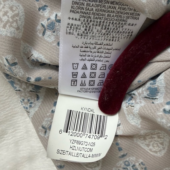 BCBGMaxAzria  Kyndal Tapestry Asymmetrical High-Low Dress size M Boho Chic Party - Picture 10 of 11